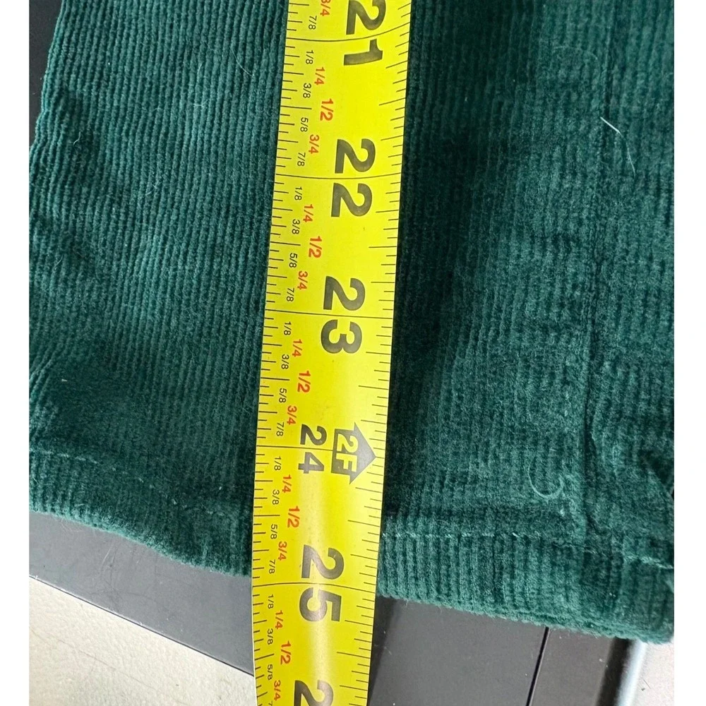 The Children's Place Corduroy Pants Boy 10 Hunter Green Straight Leg Adjustable